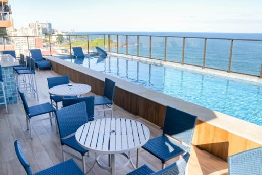 Appartement Smart Farol Da Barra - Vista Mar Com Varanda Arejada à Salvador Extérieur photo